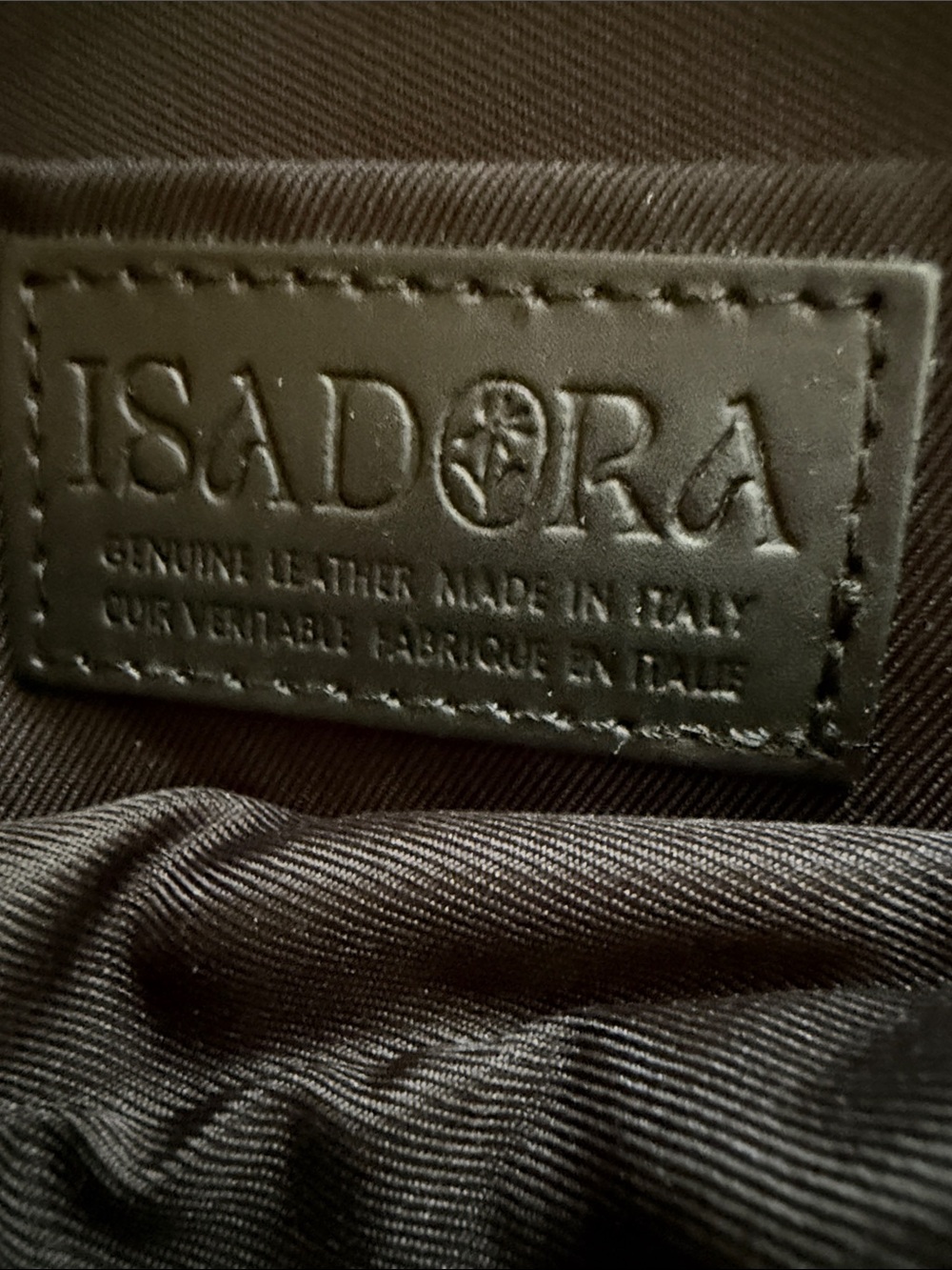 Isadora Brown Genuine Leather Crossbody Bag‎ - Picture 9 of 9